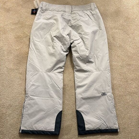 NWT Arctix Insulated Snow Pants Quiet Gray Short Inseam Size XL 16-18 - Picture 7 of 14